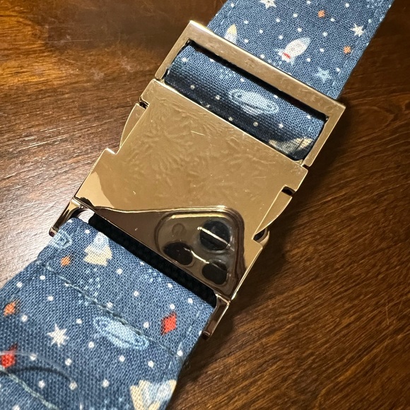 Bubblepup Blue Galaxy Dog Collar - Picture 2 of 5